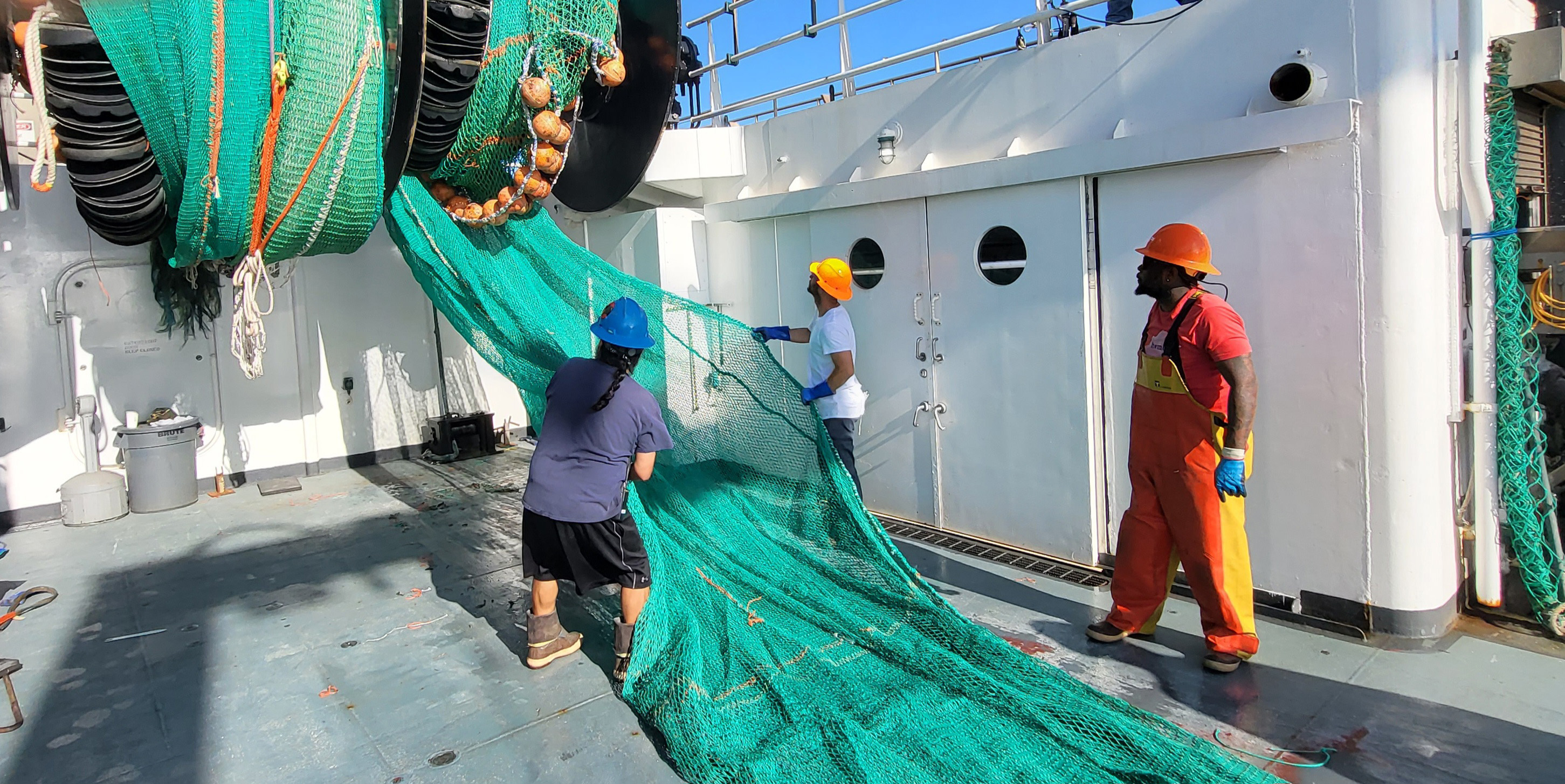 Net Repair on the Northeast Fall Bottom Trawl Survey