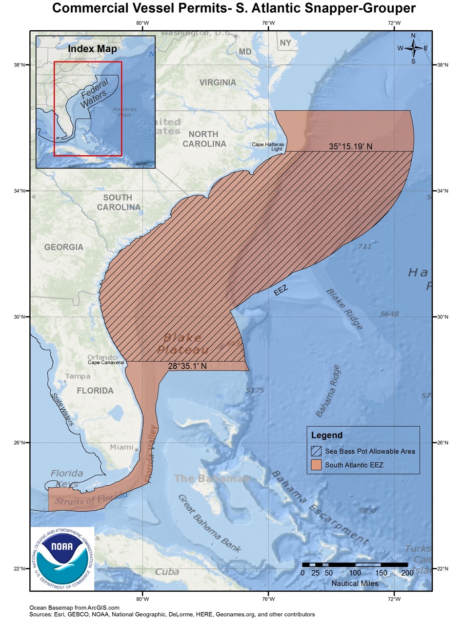 NOAA requires descending device for South Atlantic snapper, grouper